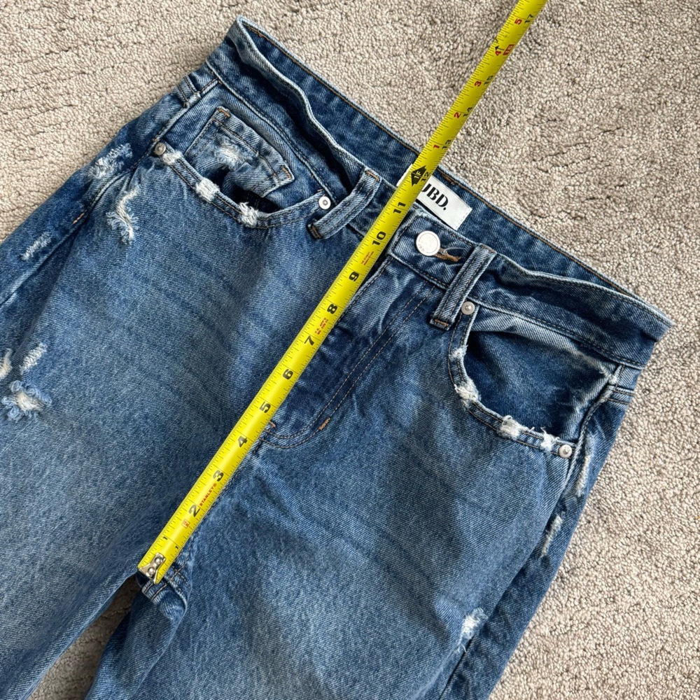 JBD Just Black Denim Size 26 Distressed Blue Women's Jeans - Picture 11 of 13